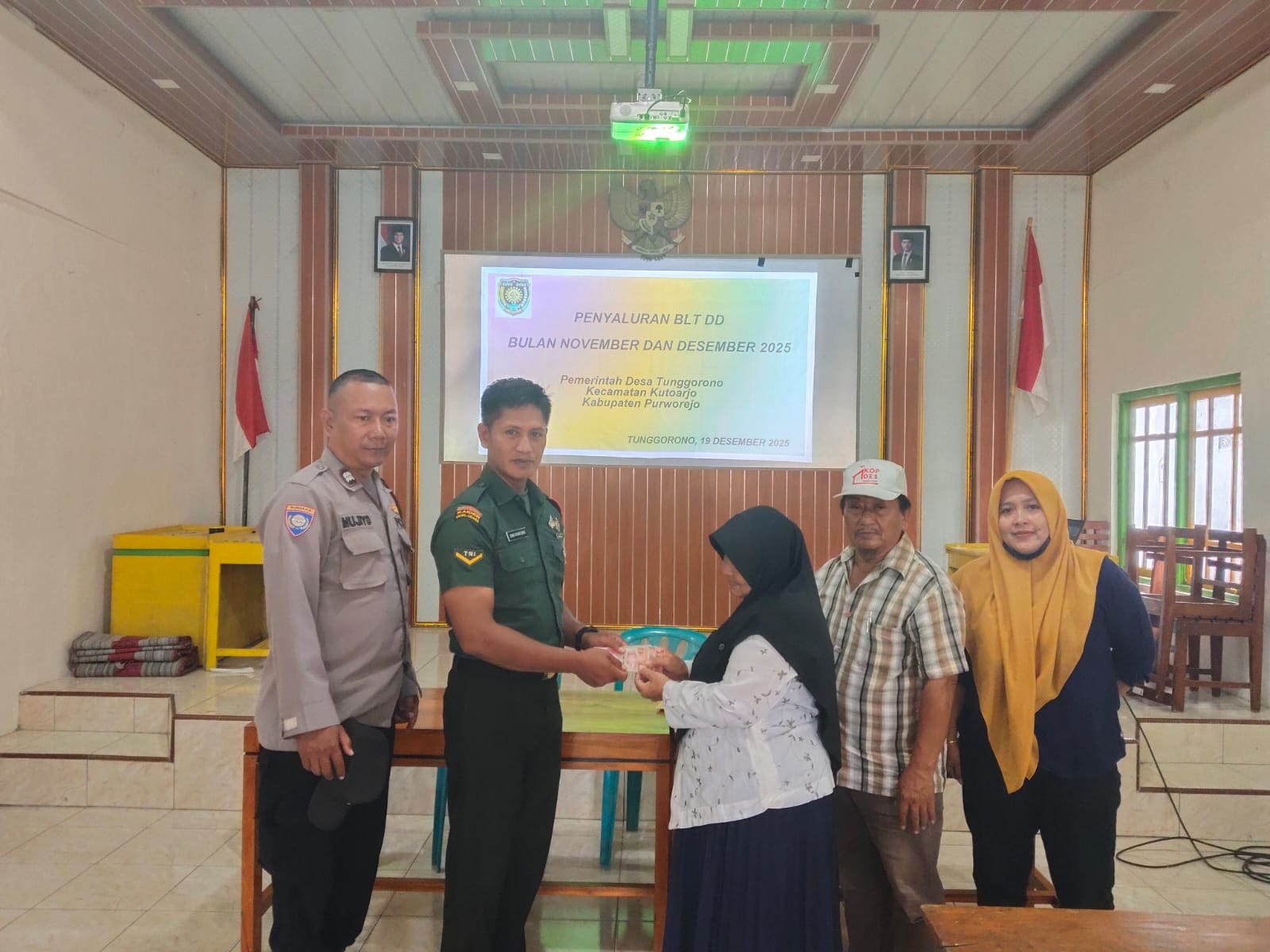 penyaluran bantuan BLT Dana Desa