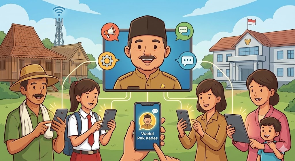 Layanan "Wadul Pak Kades", Lapor Masalah Desa Cukup dari HP