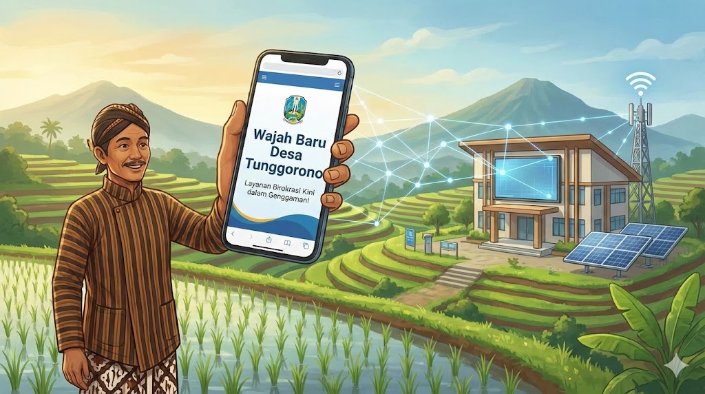 Optimalisasi Pelayanan Publik: Pemdes Tunggorono Luncurkan Website Resmi Terintegrasi